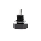 Mishimoto Magnetic Oil Pan Drain Plug Bolt (M14x1.5mm, Black) - Angle 2