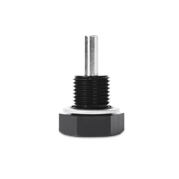 Mishimoto Magnetic Oil Pan Drain Plug Bolt (M16x1.5mm, Black), 2015-2025 WRX - Angle 2