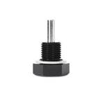 Mishimoto Magnetic Oil Pan Drain Plug Bolt (M16x1.5mm, Black), 2015-2025 WRX - Angle 2