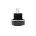 Mishimoto Magnetic Oil Pan Drain Plug Bolt (M20x1.5mm, Black), 2002-2014 WRX & 2004-2021 STi - Angle 2