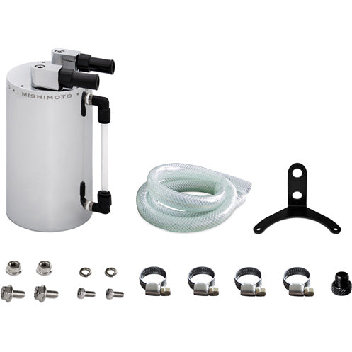 Mishimoto Oil Catch Can (Large, Polished Aluminum, Universal)