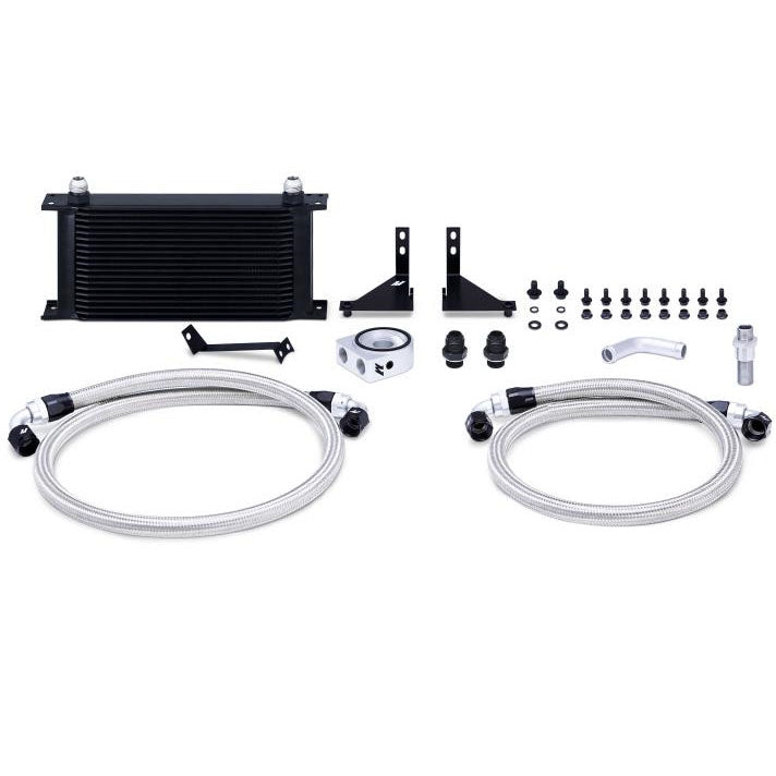 Mishimoto Oil Cooler Kit (No Thermostat, Black), 2014-2016 Fiesta ST