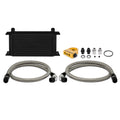 Mishimoto Oil Cooler Kit (Universal, 19 Row, w/ Thermostat)