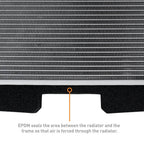 Mishimoto Performance Aluminum Radiator, 2022-2025 BRZ & GR86 - Angle 3