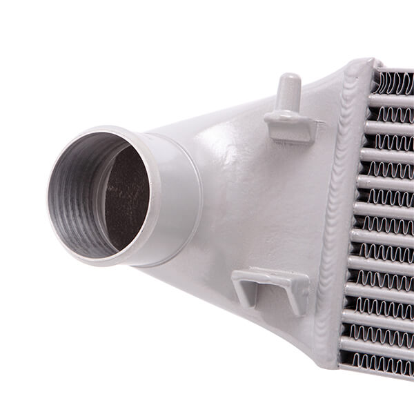 Mishimoto Performance Intercooler Kit (Polished Pipes, Silver Intercooler), 2014-2016 Fiesta ST - Angle 3