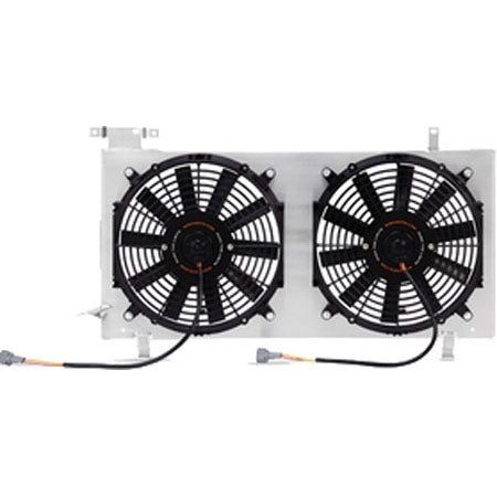 Mishimoto Plug-N-Play Aluminum Fan Shroud Kit (Polished Silver), 2008-2015 WRX