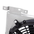 Mishimoto Plug-N-Play Aluminum Fan Shroud Kit (Polished Silver), 2008-2015 WRX - Angle 2