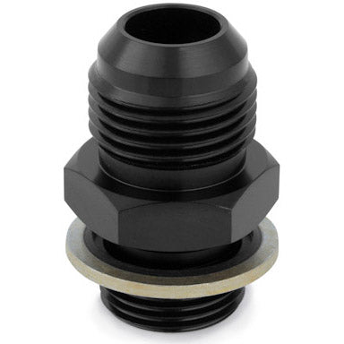 Mishimoto Sandwich Adapter Plate Fitting (M20 x -10AN, Black)