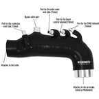 Mishimoto Silicone Turbo Inlet Hose, 2008-2014 WRX