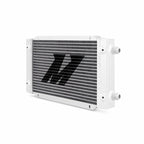 Mishimoto Universal Oil Cooler (19 Row, Dual Pass, Silver) - Angle 2