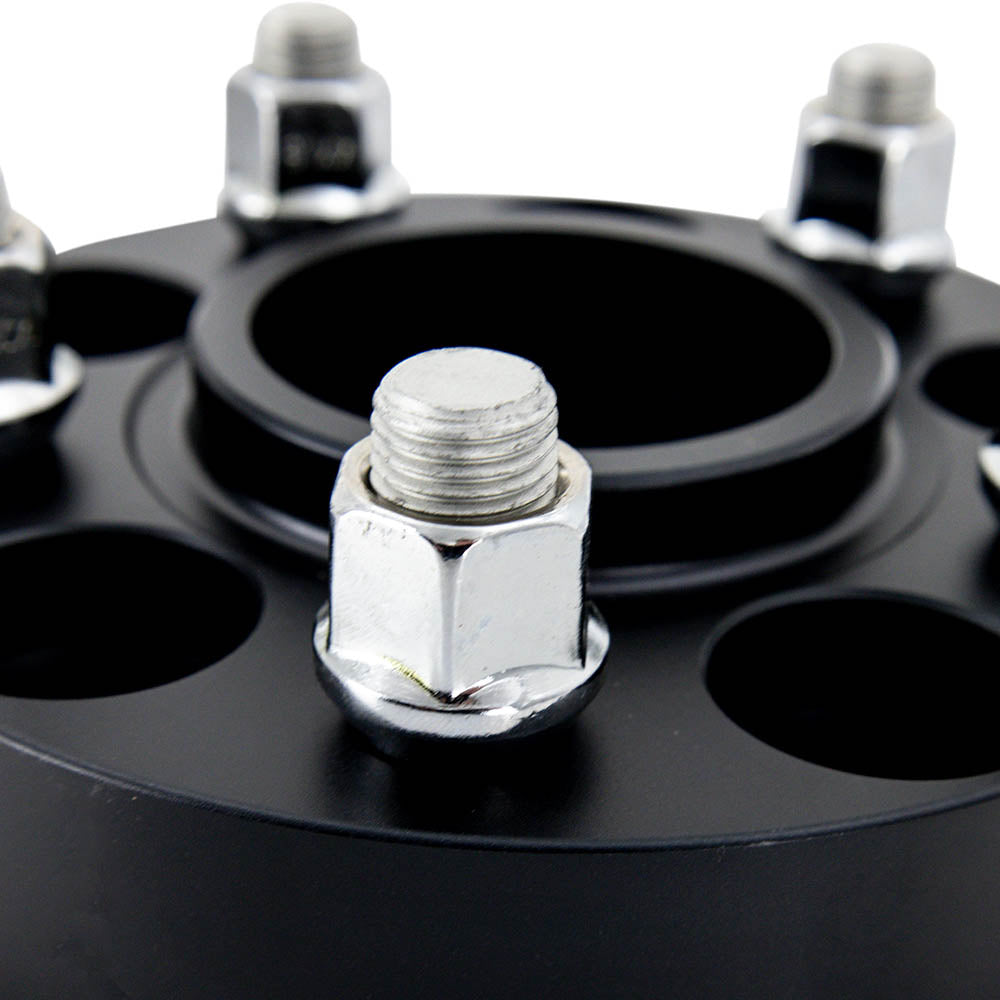 Mishimoto Wheel Spacers (5x114.3, Pair/2, Black), 2005-2021 STi & 2015-2021 WRX
