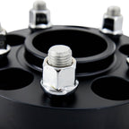 Mishimoto Wheel Spacers (5x100, M12x1.5, 66.1 Bore, Black), 2002-2014 WRX & 2013-2026 BRZ/FR-S/GR86