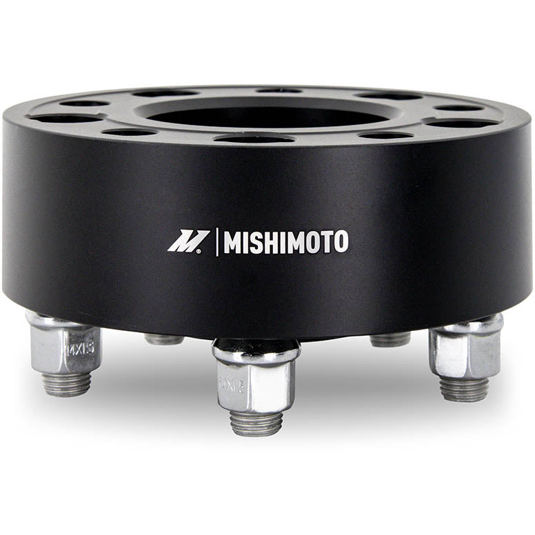 Mishimoto Wheel Spacers (5x100, M12x1.5, 66.1 Bore, Black), 2002-2014 WRX & 2013-2026 BRZ/FR-S/GR86