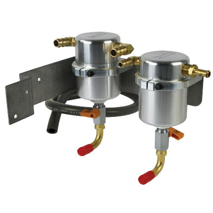 Moroso Air/Oil Separator (Silver), 2008-2014 WRX
