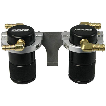 Moroso Air/Oil Separator (Twin Body, FMIC), 2008-2014 STi