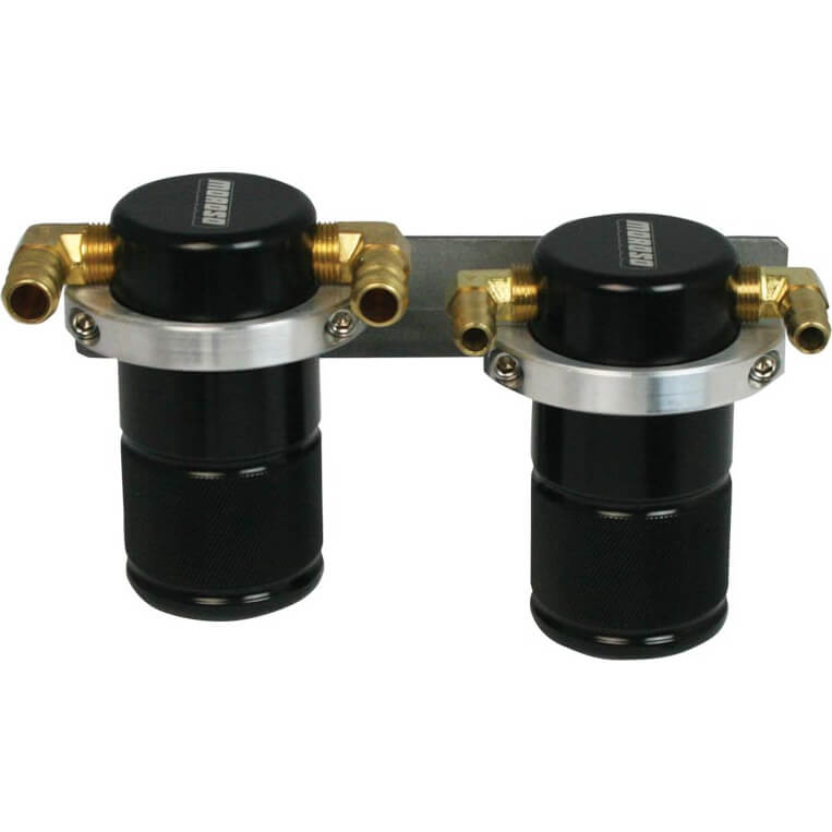 Moroso Air/Oil Separator (Twin Body, TMIC), 2004-2007 STi & 2006-2007 WRX