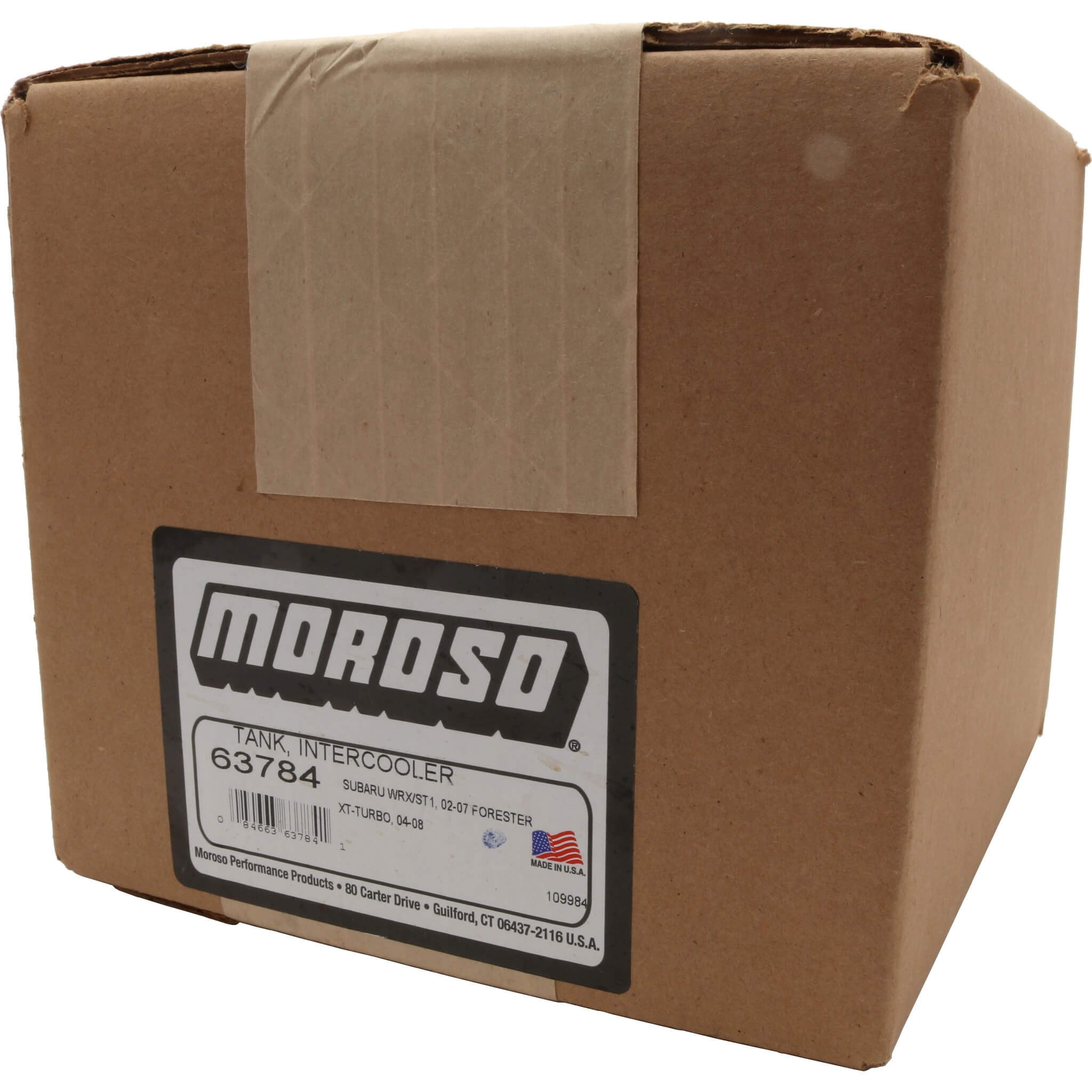 Moroso Aluminum Coolant Header Tank, 2002-2007 WRX & 2004-2021 STi - Angle 4