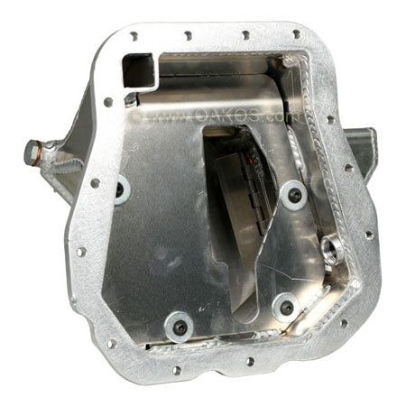 Moroso Aluminum Oil Pan w/ Windage Tray, 2002-2014 WRX & 2004-2014 STi - Angle 3