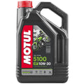 Motul 5100 4-Stroke 4T Motorcycle Engine Oil (10W-30, 4 Liters), MOTO