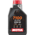 Motul 7100 4-Stroke 4T Motorcycle Engine Oil (20W-50, 1 Liter), MOTO