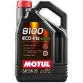 Motul 8100 ECO-lite Gen3 Full Synthetic Engine Oil (5W-20, 5 Liters)