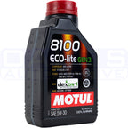 Motul 8100 ECO-lite Gen3 Full Synthetic Engine Oil (5W-30, 1 Liter) - Angle 2