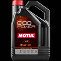 Motul 8100 Power Full Synthetic Engine Oil (5W-50, 5 Liters)