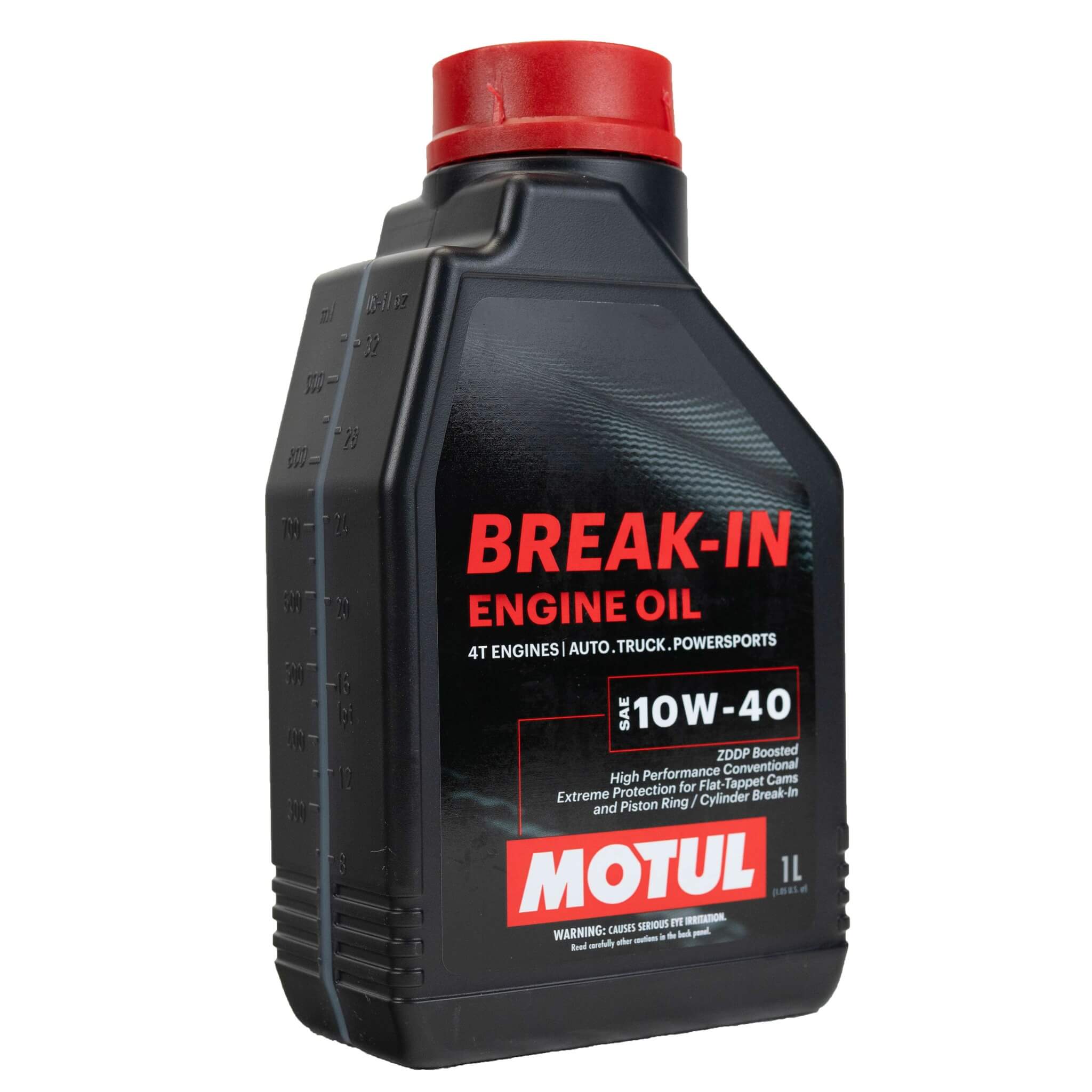 Motul Break In Engine Oil (10W-40, Mineral, 1 Liter) - Angle 3