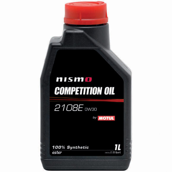 Motul Nismo Competition Full Synthetic Engine Oil 2108E (0W-30, 1 Liter)