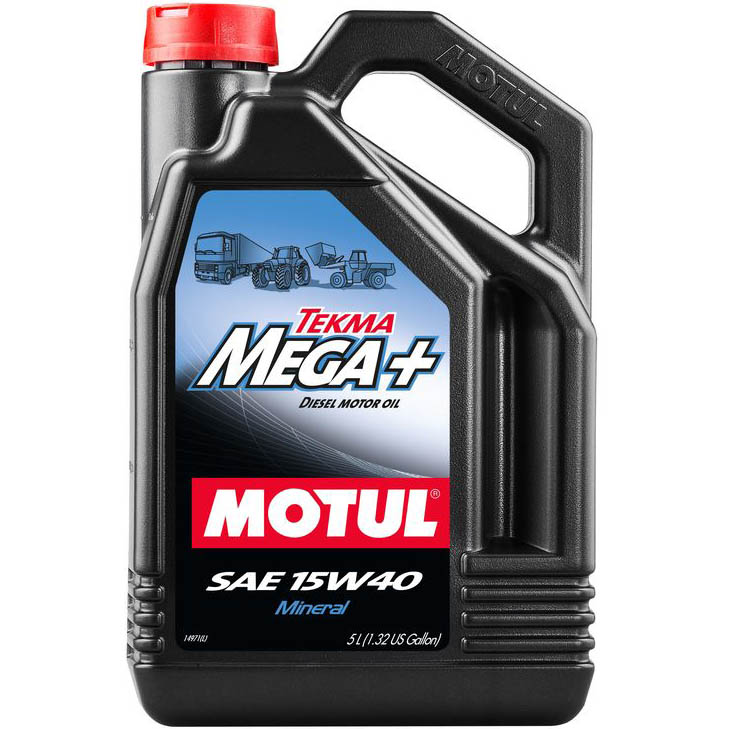 Motul OEM Synthetic Engine Oil TEKMA MEGA+ (15W-40, 5 Liters)