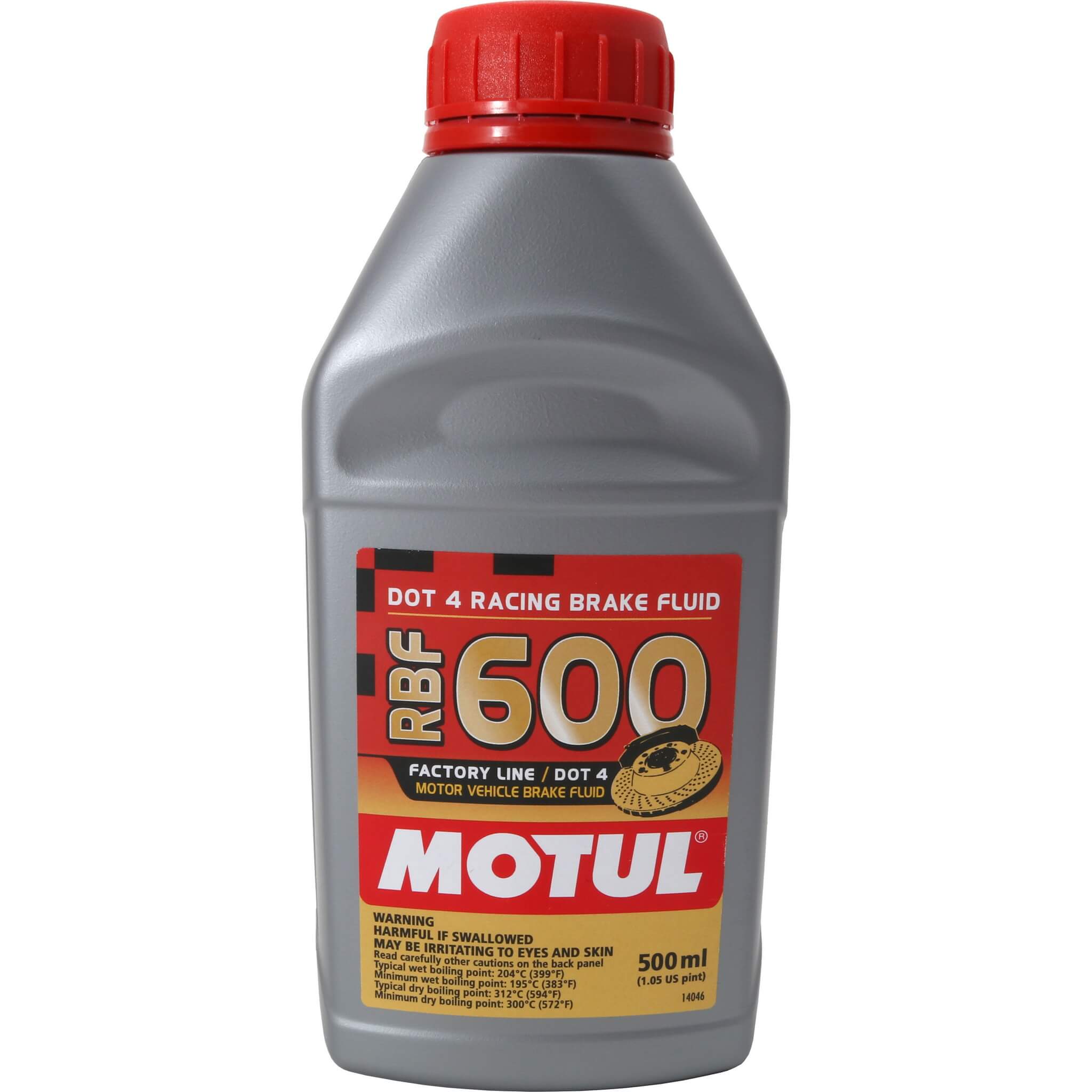Motul RBF 600 DOT 4 Racing Brake Fluid (0.5 Liter)