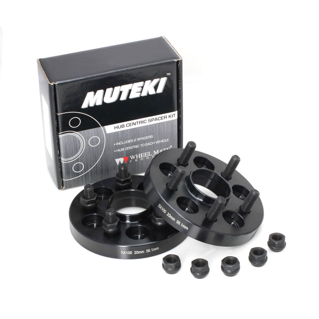 Muteki Bolt On Spacers (5x114.3, 12x1.25, 56.1mm, 20mm Thick, Pair/2), 2005-2021 STi & 2015-2021 WRX