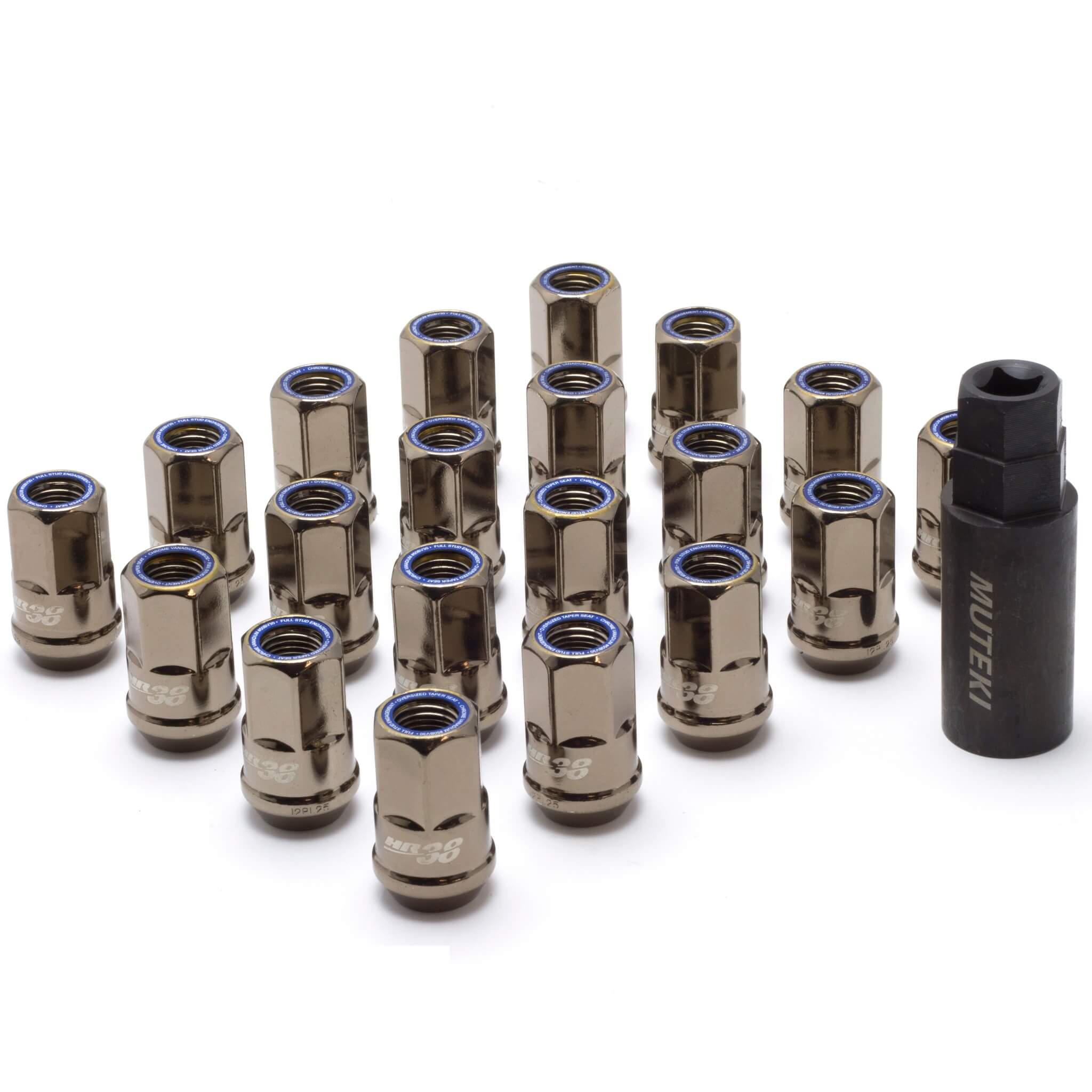 Muteki HR38 Open Ended Lug Nuts (12x1.25mm, 38mm Long)