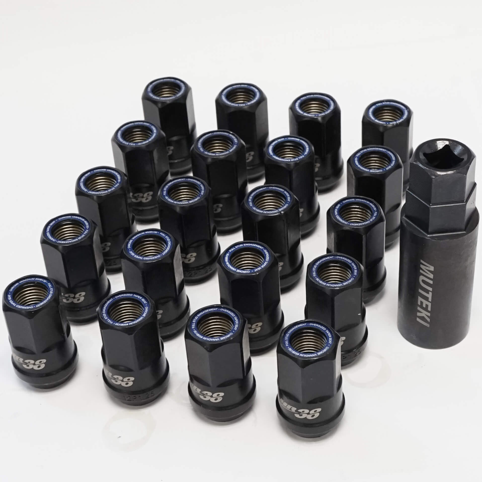 Muteki HR38 Open Ended Lug Nuts (12x1.5mm, 38mm Long)