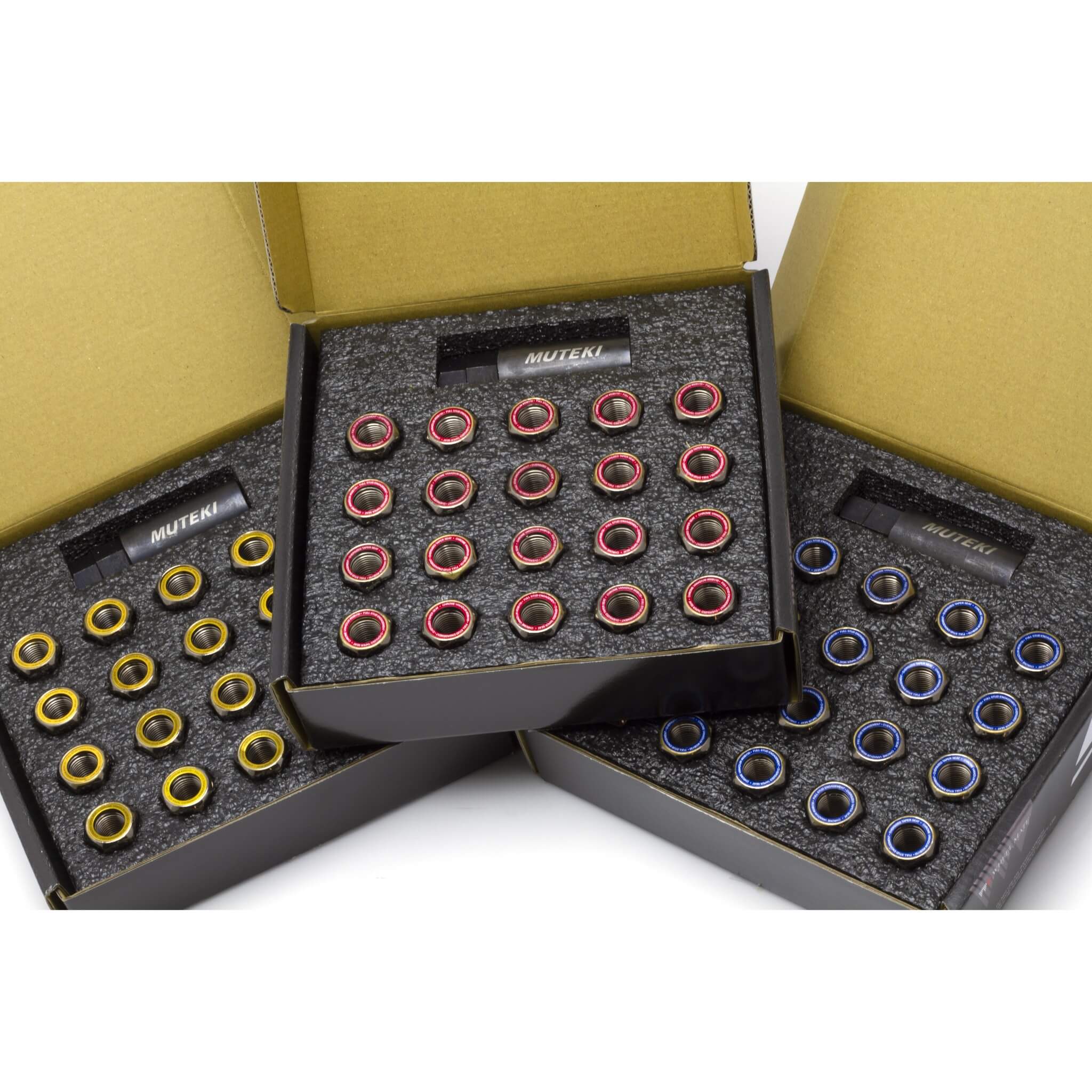Muteki HR38 Open Ended Lug Nuts (12x1.5mm, 38mm Long)