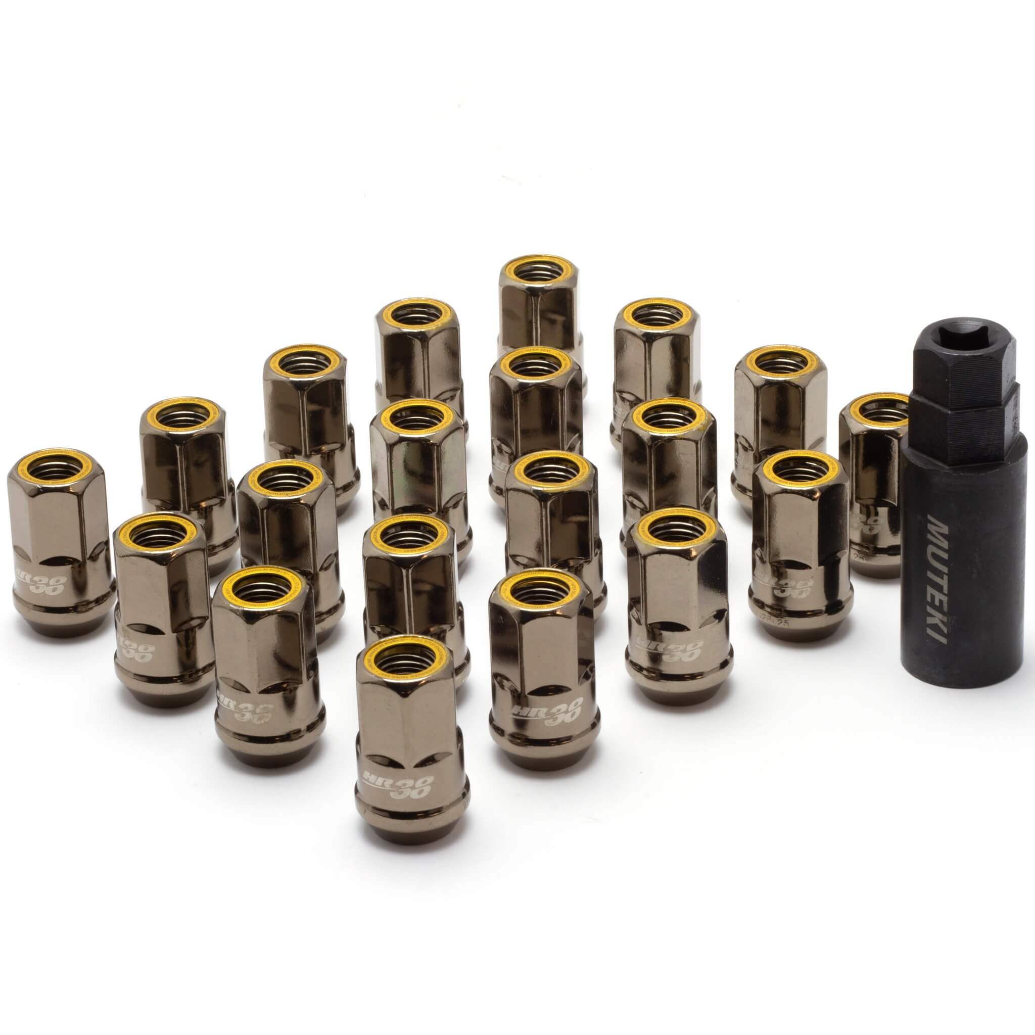 Muteki HR38 Open Ended Lug Nuts (12x1.5mm, 38mm Long)