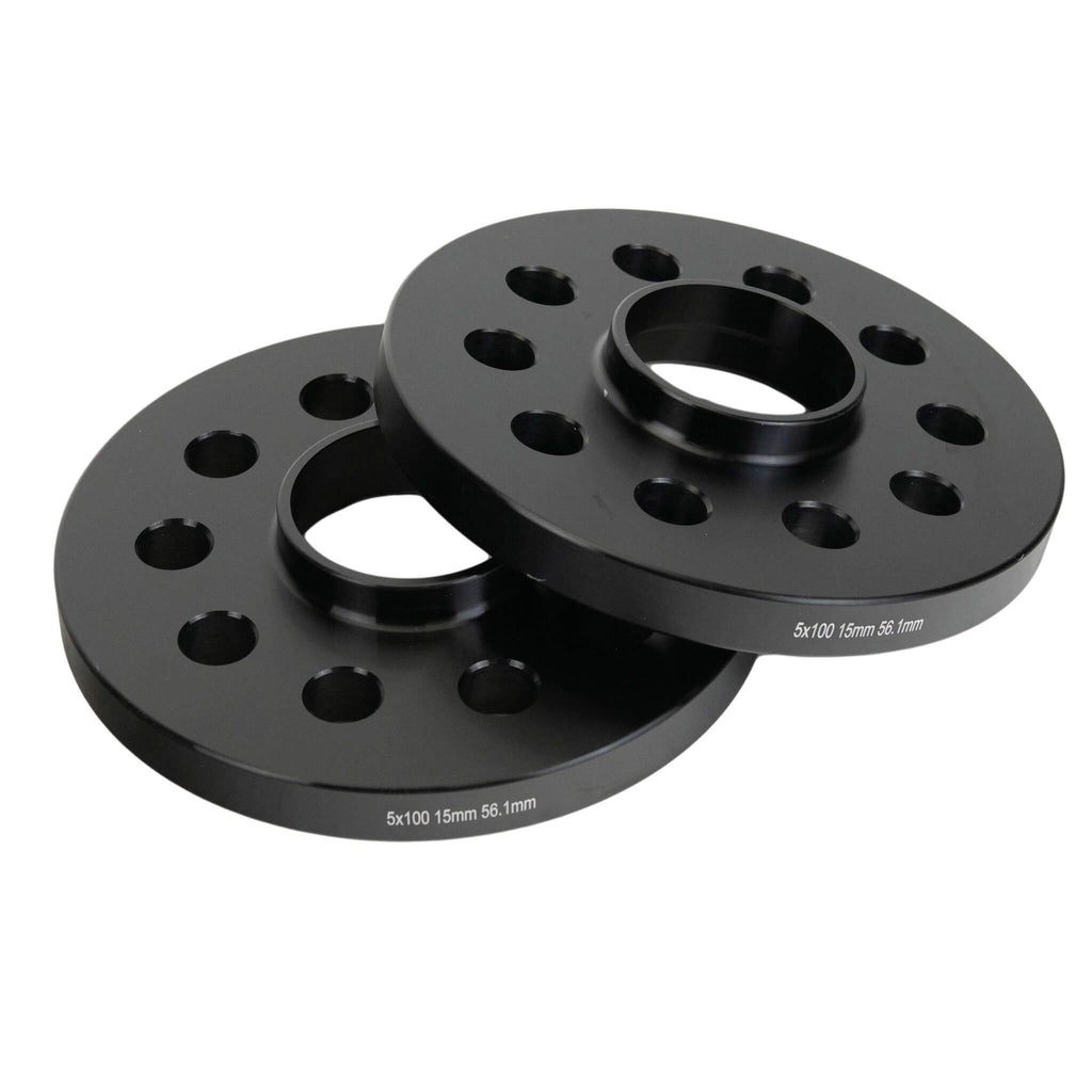 Muteki Slip On Spacers (5x100, ID: 56.1mm, Thickness: 15mm, OD: 150mm, Pair/2), Subaru 5x100 - Angle 2