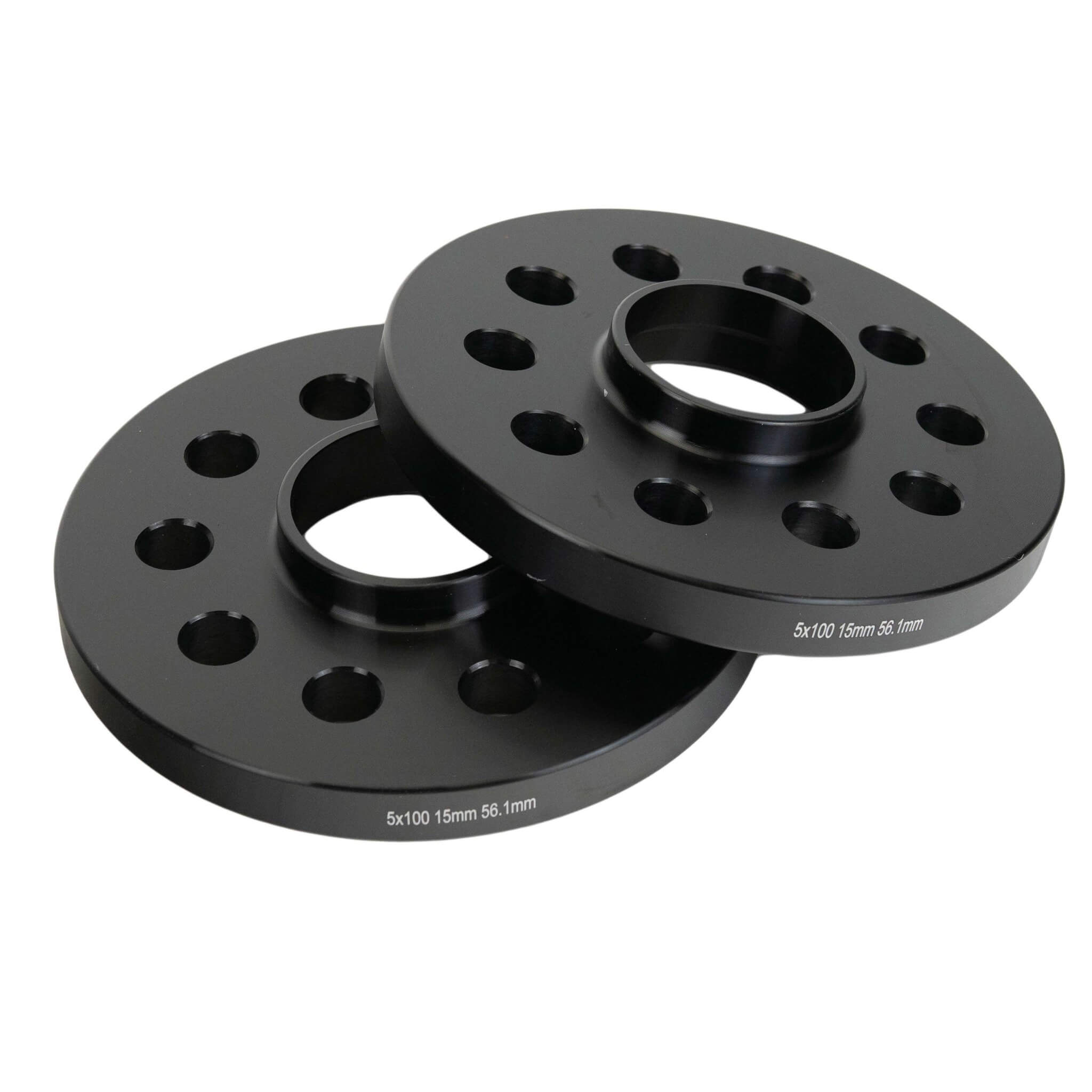 Muteki Slip On Spacers (5x100, ID: 56.1mm, Thickness: 15mm, OD: 150mm, Pair/2), Subaru 5x100 - Angle 2