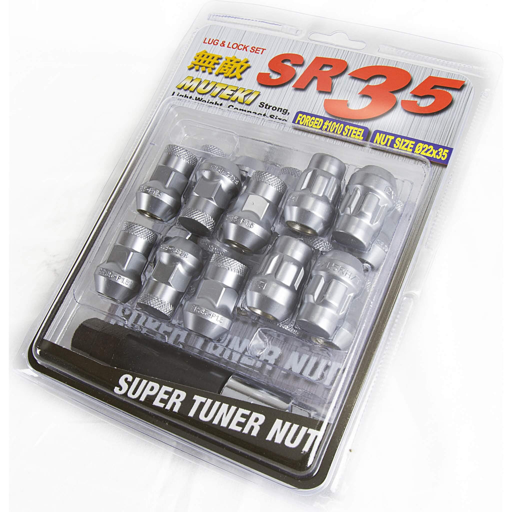 Muteki SR35 Closed End Lugs w/ Locks (12x1.5mm, Set/20)