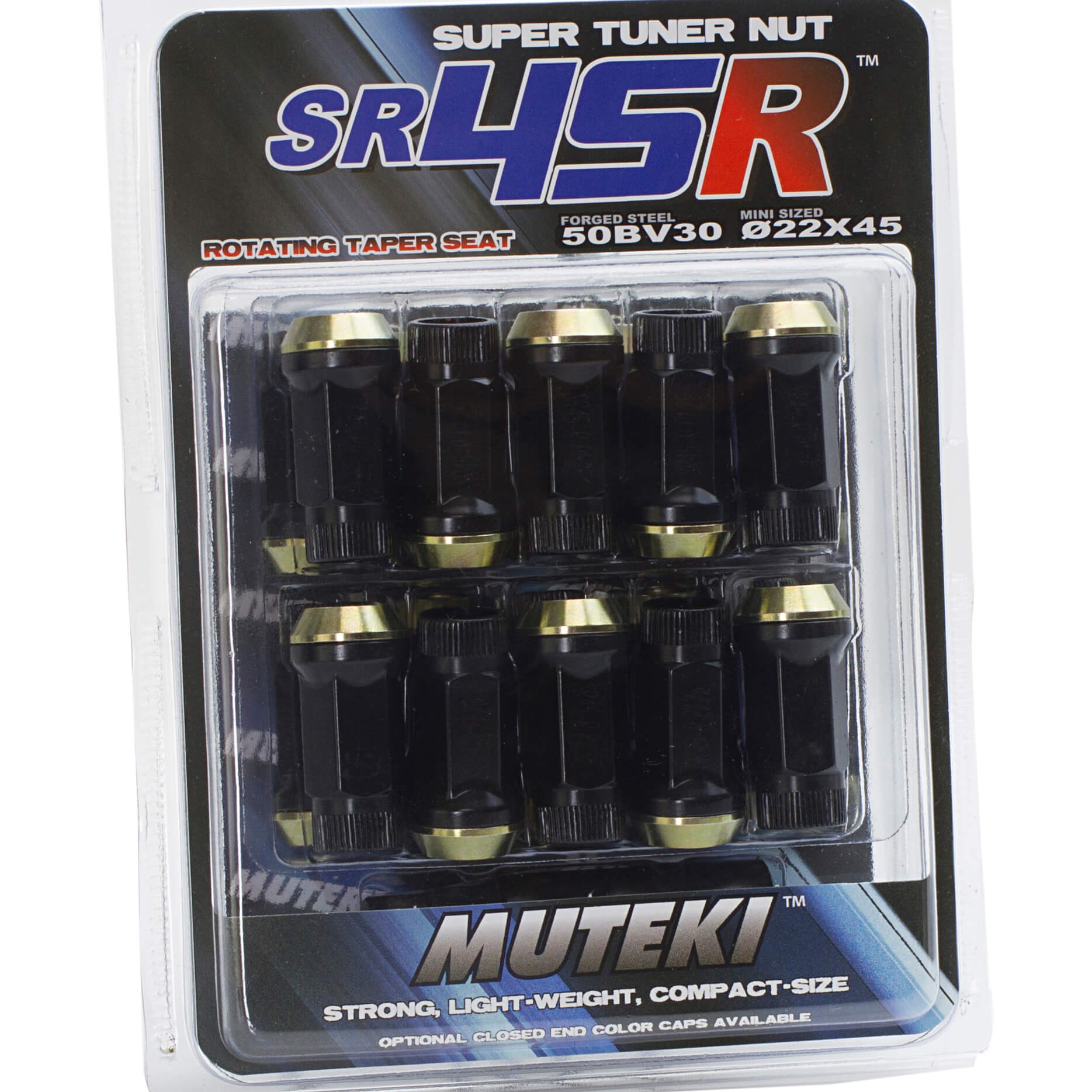 Muteki SR45R Open End Lugs (12x1.25mm, Set/20)