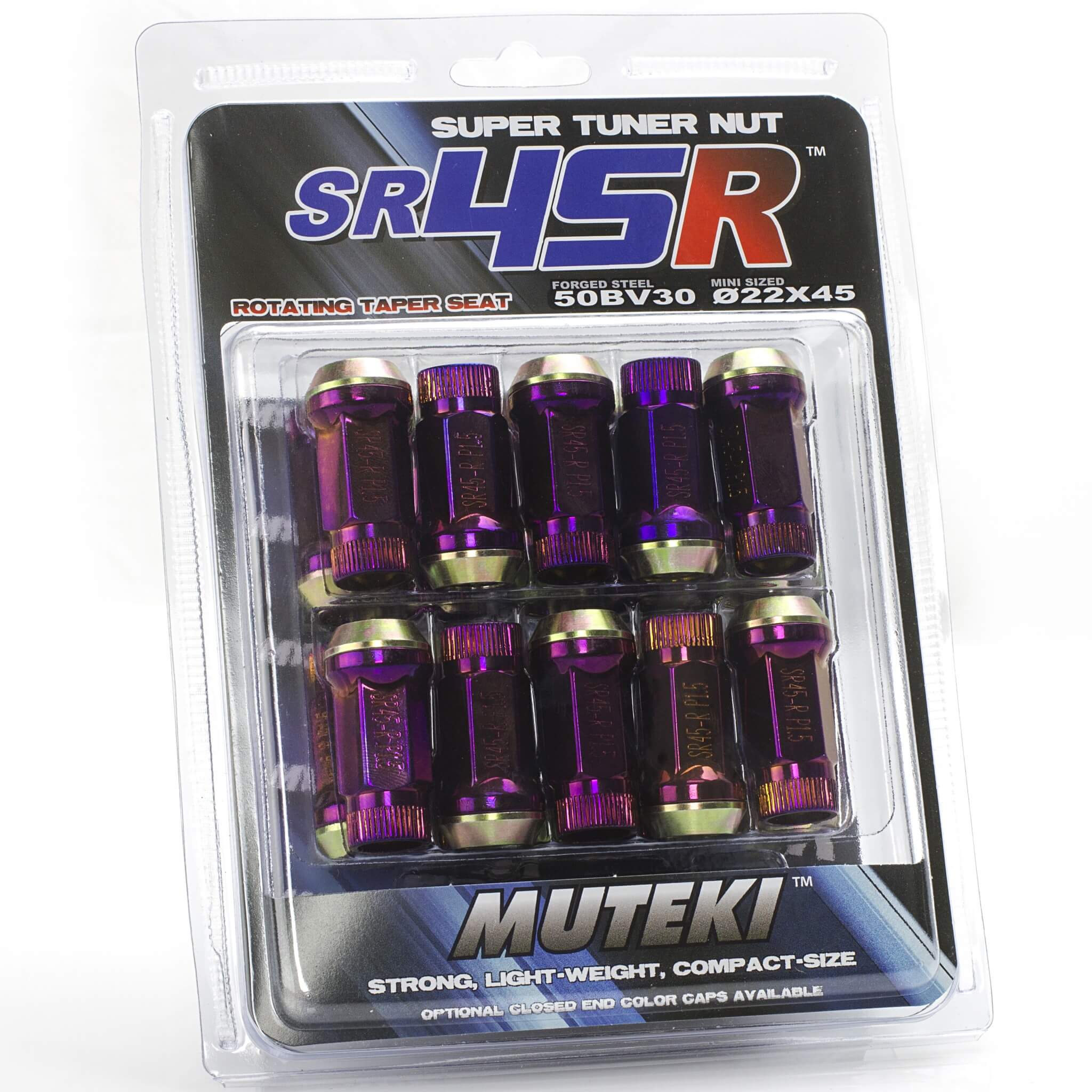 Muteki SR45R Open End Lugs (12x1.5mm, Set/20)