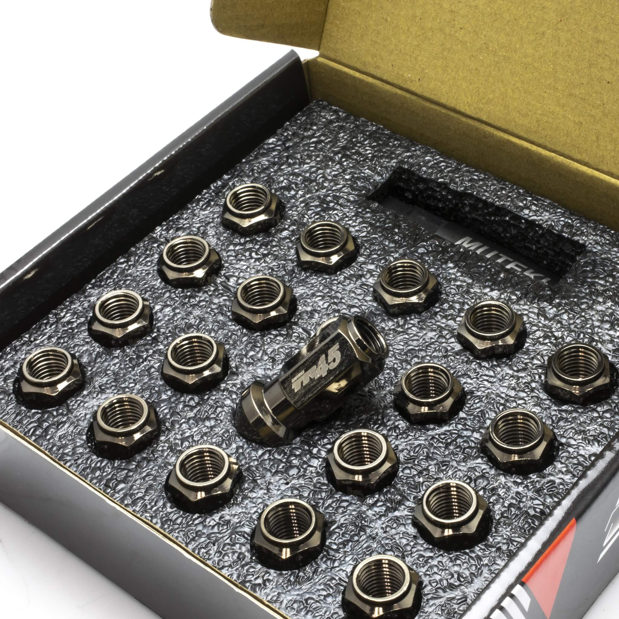Muteki TR45 Open Ended Lug Nuts (12x1.25mm, 45mm Long)
