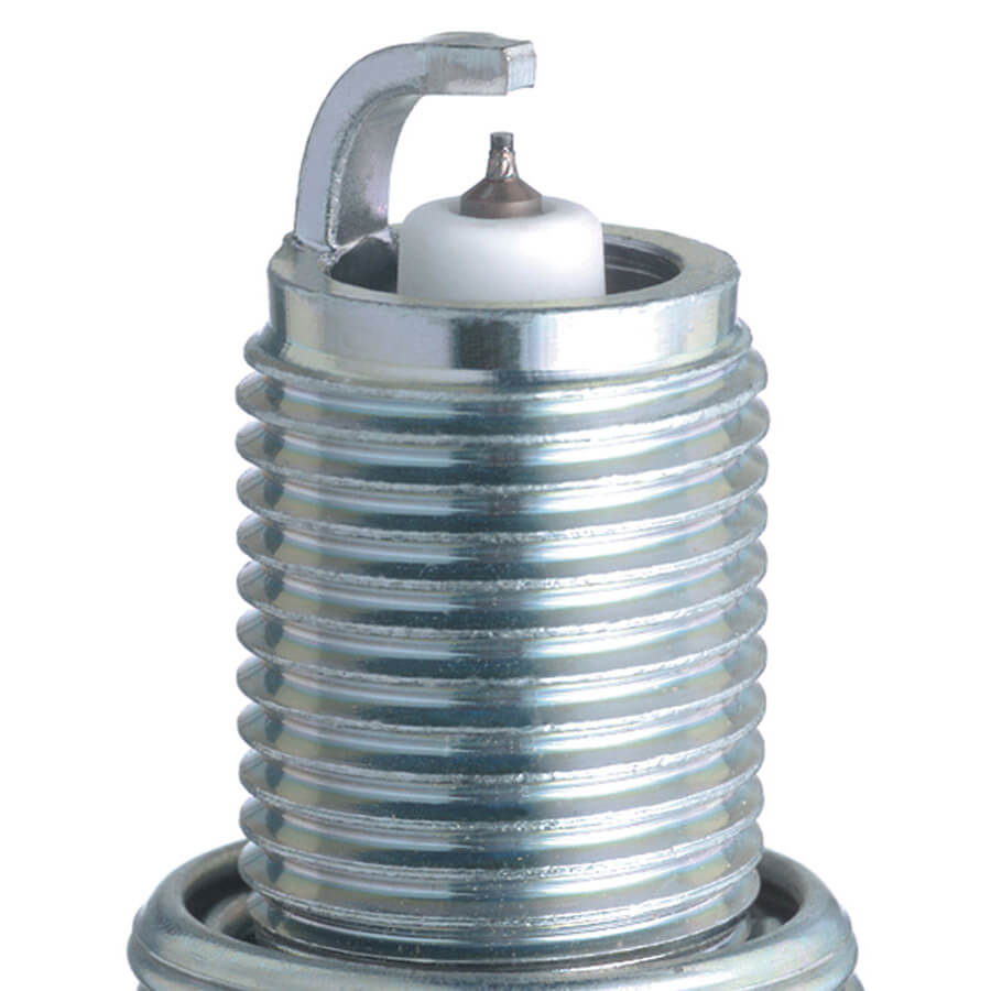 NGK Iridium IX Spark Plugs (#2309/LFR7AIX, 1 Heat Range Colder, Box/4), 2004-2021 STi & 2006-2014 WRX - Angle 2