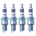 NGK Laser Iridium Spark Plugs (#1422/ILKR8E6, Stock Heat Range, Box/4), 2008-2015 EVO X
