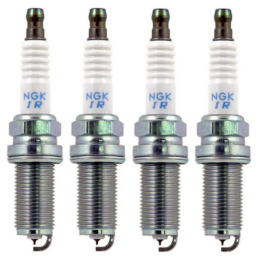 NGK Laser Iridium Spark Plugs (#7913/SILFR6A, Box/4), 2008-2018 STi & 2008-2014 WRX