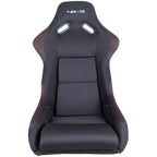 NRG FRP-300 Bucket Seat (Large, Black) - Angle 2