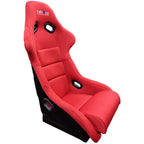 NRG FRP-300 Bucket Seat (Large, Red) - Angle 2