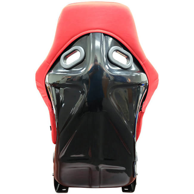 NRG FRP-300 Bucket Seat (Large, Red) - Angle 4
