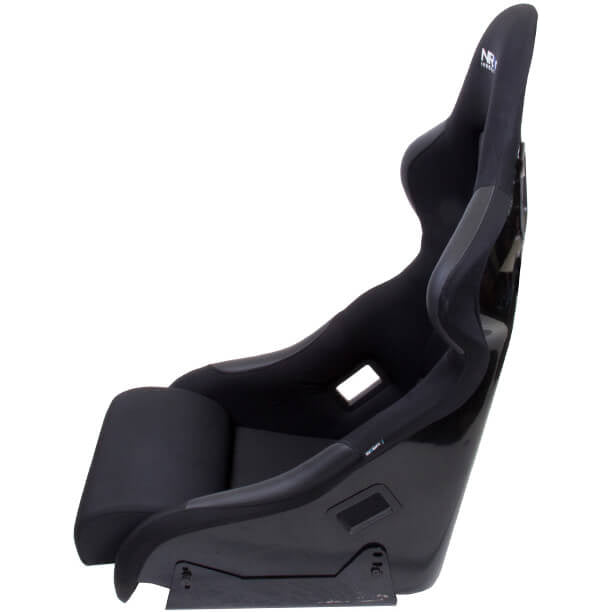 NRG FRP-311 Bucket Seat (Medium, Black) - Angle 2