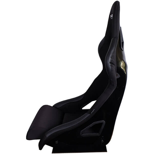 NRG FRP-330 Bucket Seat (Medium, Black) - Angle 3